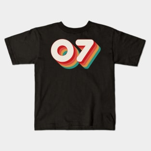 Number 7 Kids T-Shirt